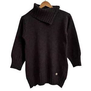 Frëtt Design Asymmetrical Cowl Neck Tunic Sweater